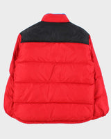 Vintage 1990s Polo Sport Ralph Lauren Two-Tone Down Filled Puffer Jacket - XL
