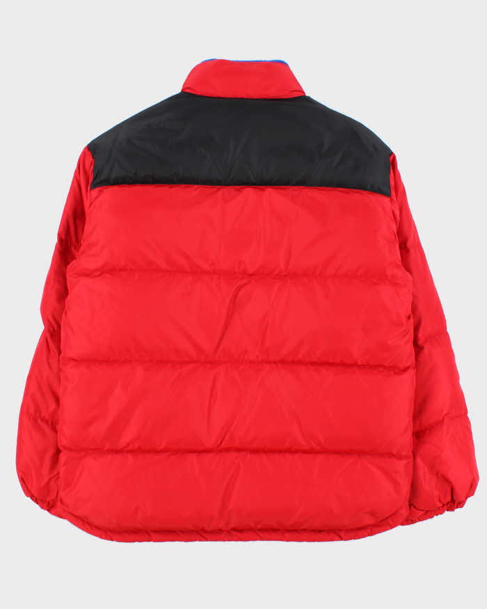 Vintage 1990s Polo Sport Ralph Lauren Two-Tone Down Filled Puffer Jacket - XL