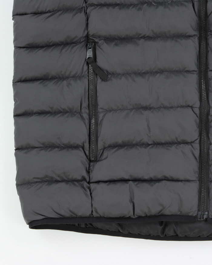 Adidas Originals Embroidered Trefoil Ribbed Puffer Jacket - M