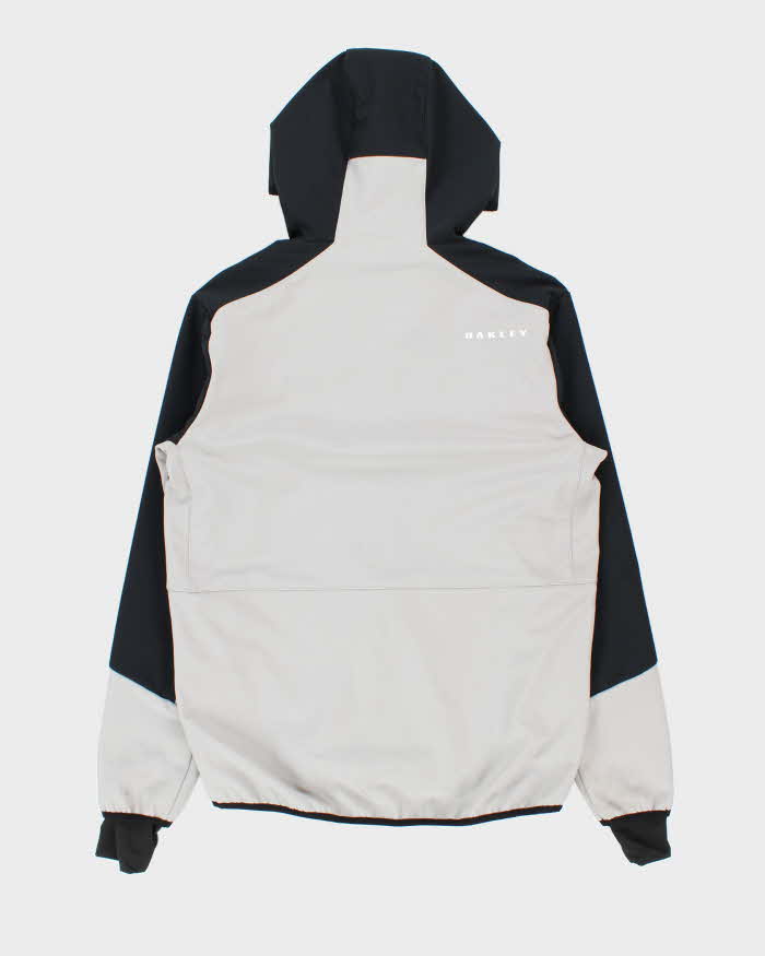 Vintage Oakley Juniper Two-Tone Hooded Waterproof Zip-Up Tech Jacket - S