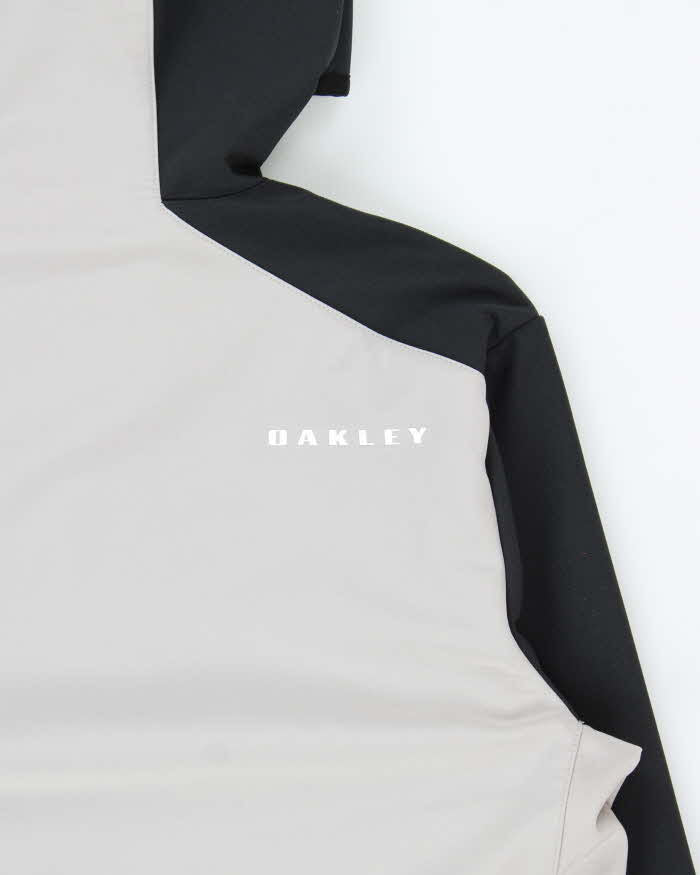 Vintage Oakley Juniper Two-Tone Hooded Waterproof Zip-Up Tech Jacket - S