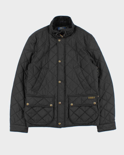 Vintage Polo Ralph Lauren Black Quilted Jacket - S