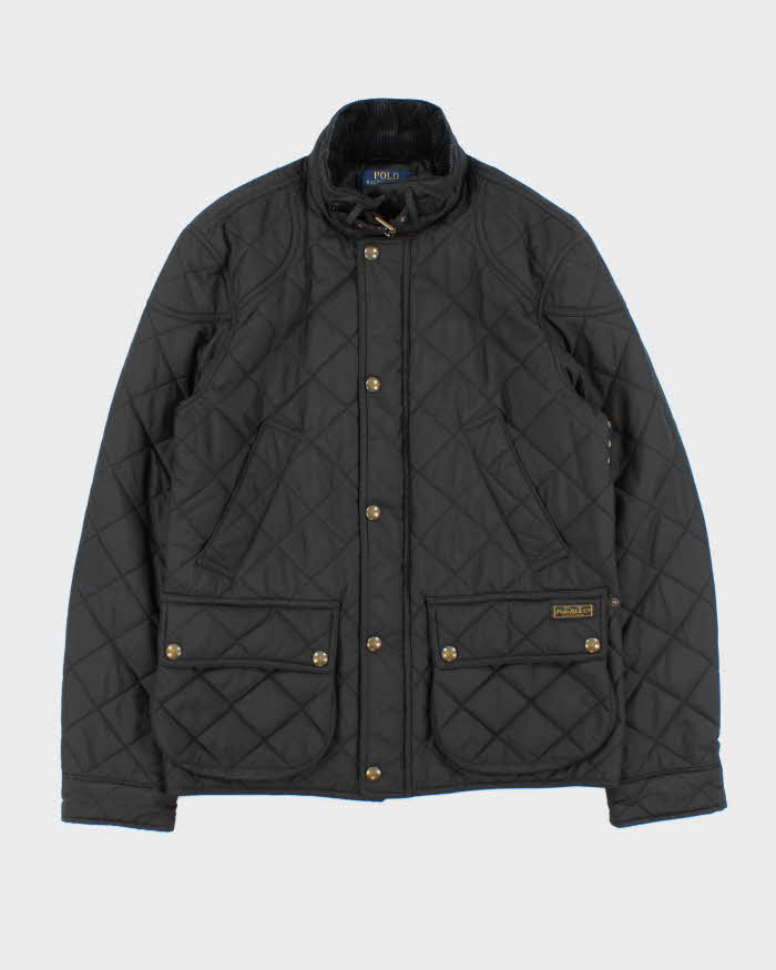 Vintage Polo Ralph Lauren Black Quilted Jacket - S