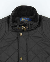 Vintage Polo Ralph Lauren Black Quilted Jacket - S