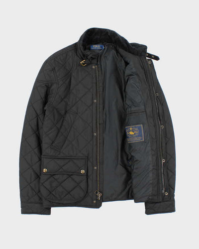 Vintage Polo Ralph Lauren Black Quilted Jacket - S