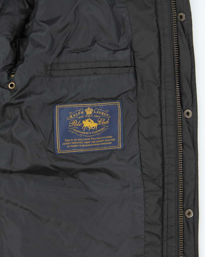 Vintage Polo Ralph Lauren Black Quilted Jacket - S