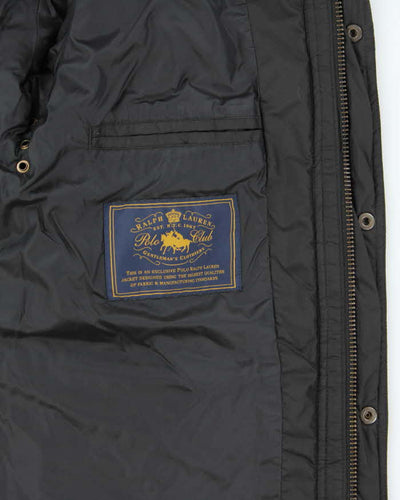Vintage Polo Ralph Lauren Black Quilted Jacket - S