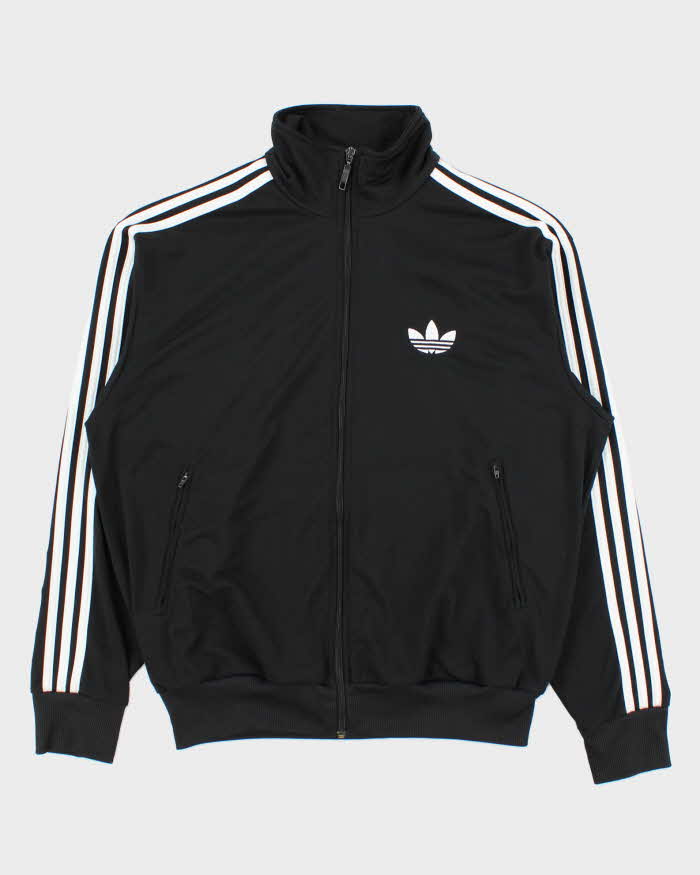 Vintage Y2K Black Adidas Originals Firebird Track Jacket - L