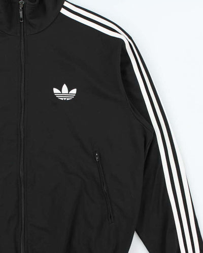 Vintage Y2K Black Adidas Originals Firebird Track Jacket - L