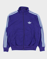 Vintage Y2K Purple Adidas Originals Firebird Track Jacket - L