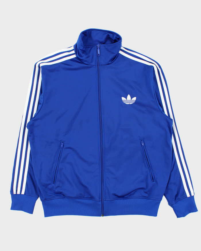 Vintage Y2K Electric Blue Adidas Originals Firebird Track Jacket - L