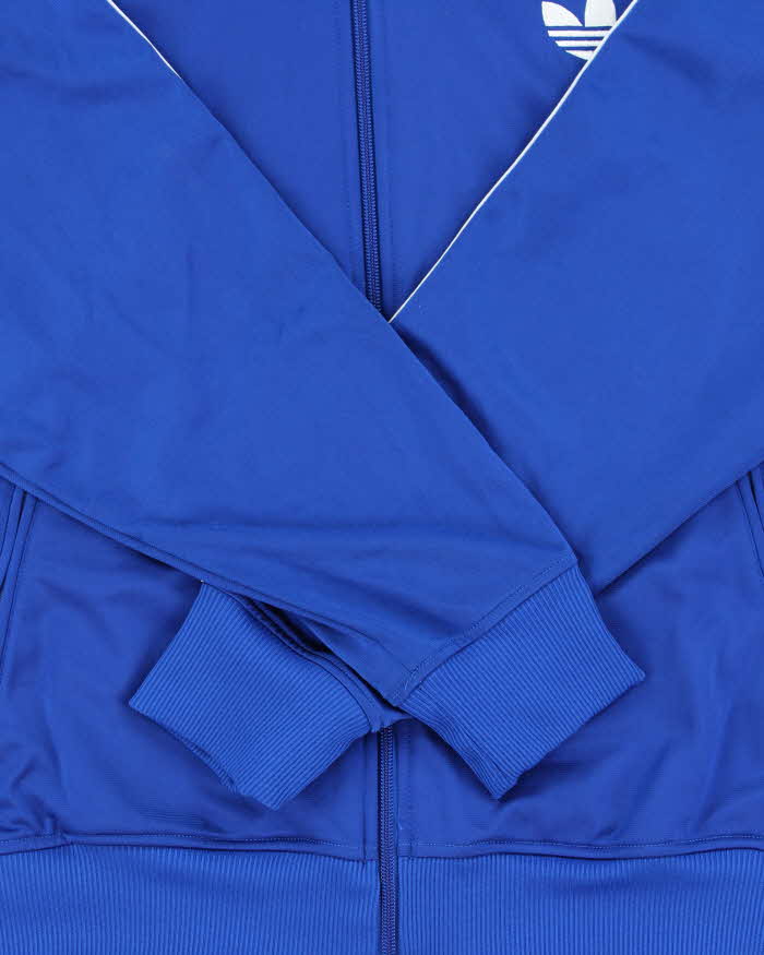 Vintage Y2K Electric Blue Adidas Originals Firebird Track Jacket - L