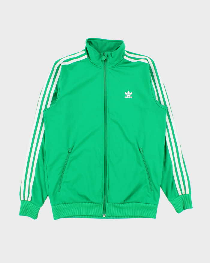 Vintage Y2K Green Adidas Originals Firebird Track Jacket - S