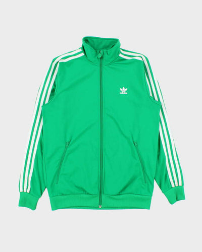 Vintage Y2K Green Adidas Originals Firebird Track Jacket - S