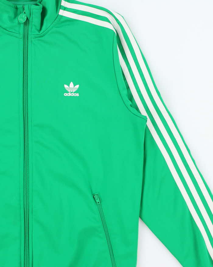 Vintage Y2K Green Adidas Originals Firebird Track Jacket - S