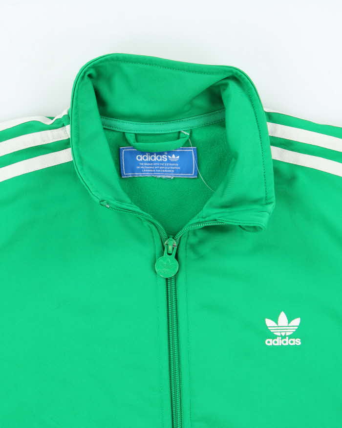 Vintage Y2K Green Adidas Originals Firebird Track Jacket - S