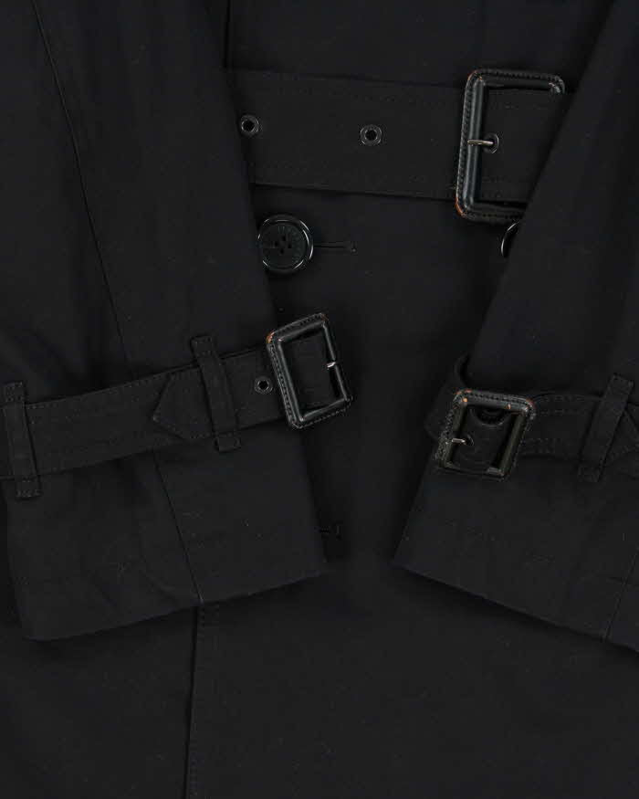 Vintage Y2K 00s Burberry Black Label Double Quilt Lined Trench Coat - M