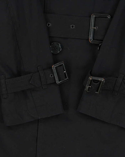 Vintage Y2K 00s Burberry Black Label Double Quilt Lined Trench Coat - M