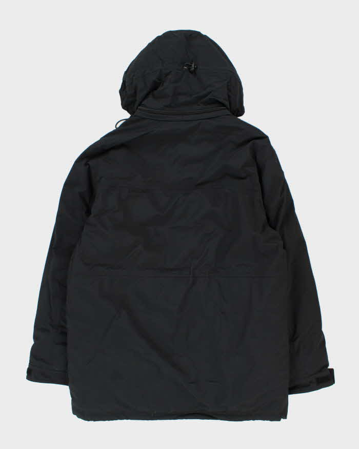 Vintage 00s Eddie Bauer Black Heavyweight Weatherproof Hooded Puffer Parka - L
