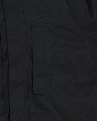 Vintage 00s Eddie Bauer Black Heavyweight Weatherproof Hooded Puffer Parka - L