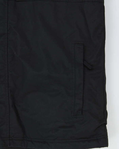 Vintage 00s Eddie Bauer Black Heavyweight Weatherproof Hooded Puffer Parka - L