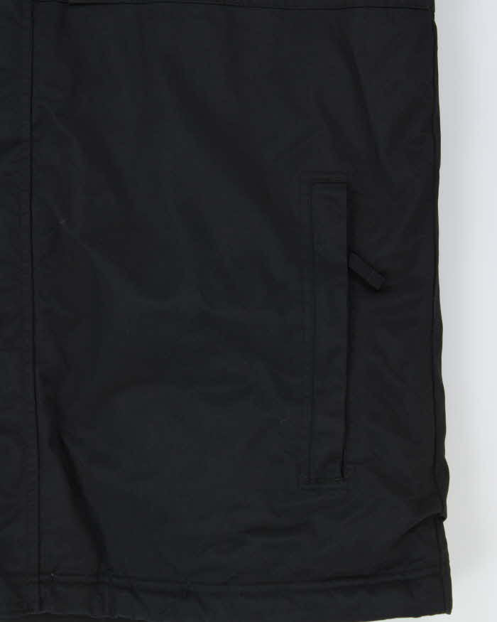 Vintage 00s Eddie Bauer Black Heavyweight Weatherproof Hooded Puffer Parka - L