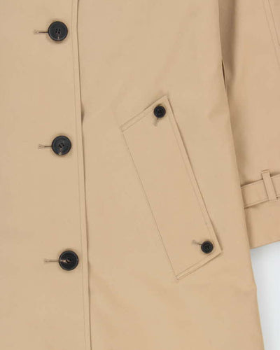 Vintage Aquascutum Wool Layered House Check Lined Weatherproof Trench Coat - L