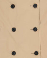 Vintage Aquascutum Wool Layered House Check Lined Weatherproof Trench Coat - L