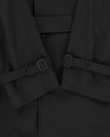 Vintage 1990s Oscar De La Renta Black Weatherproof Oversized Trench Coat - XL