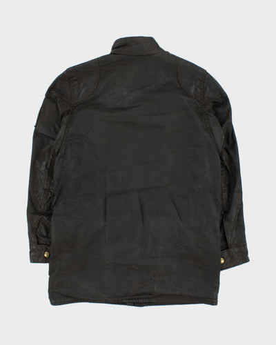 Vintage 1980s Belstaff Trailmaster Professional Waxed Cotton Jacket - S