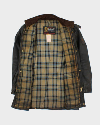 Vintage 1980s Belstaff Trailmaster Professional Waxed Cotton Jacket - S