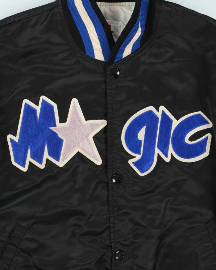 Vintage 1990s Starter Orlando Magic NBA Satin Bomber Jacket - L