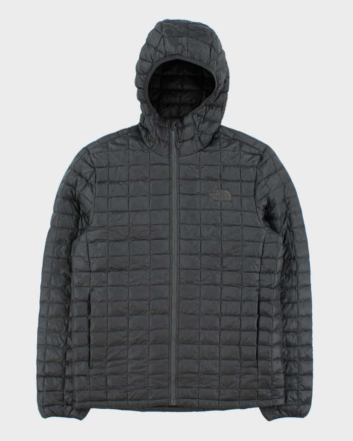 The North Face Thermoball Eco Lightweight Grid Hooded Puffer Jacket - M