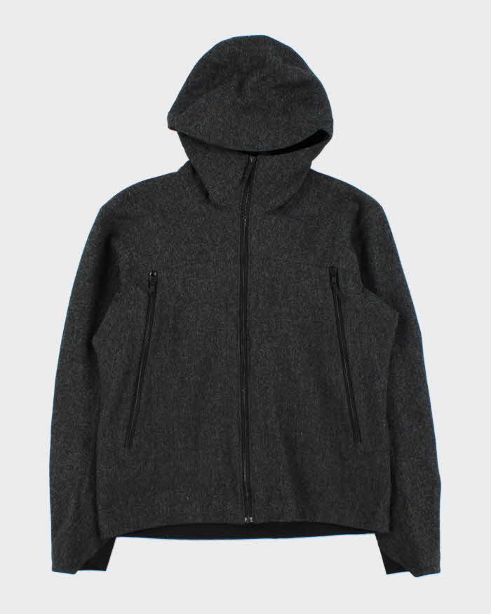 Vintage Arc'teryx Veilance Carbon Wool Blend Hooded Zip-Up Jacket - S