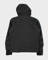 Vintage Arc'teryx Veilance Carbon Wool Blend Hooded Zip-Up Jacket - S