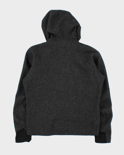 Vintage Arc'teryx Veilance Carbon Wool Blend Hooded Zip-Up Jacket - S