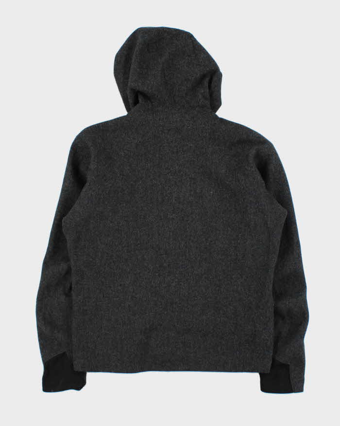 Vintage Arc'teryx Veilance Carbon Wool Blend Hooded Zip-Up Jacket - S