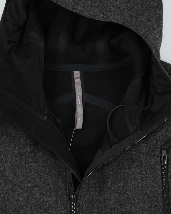 Vintage Arc'teryx Veilance Carbon Wool Blend Hooded Zip-Up Jacket - S
