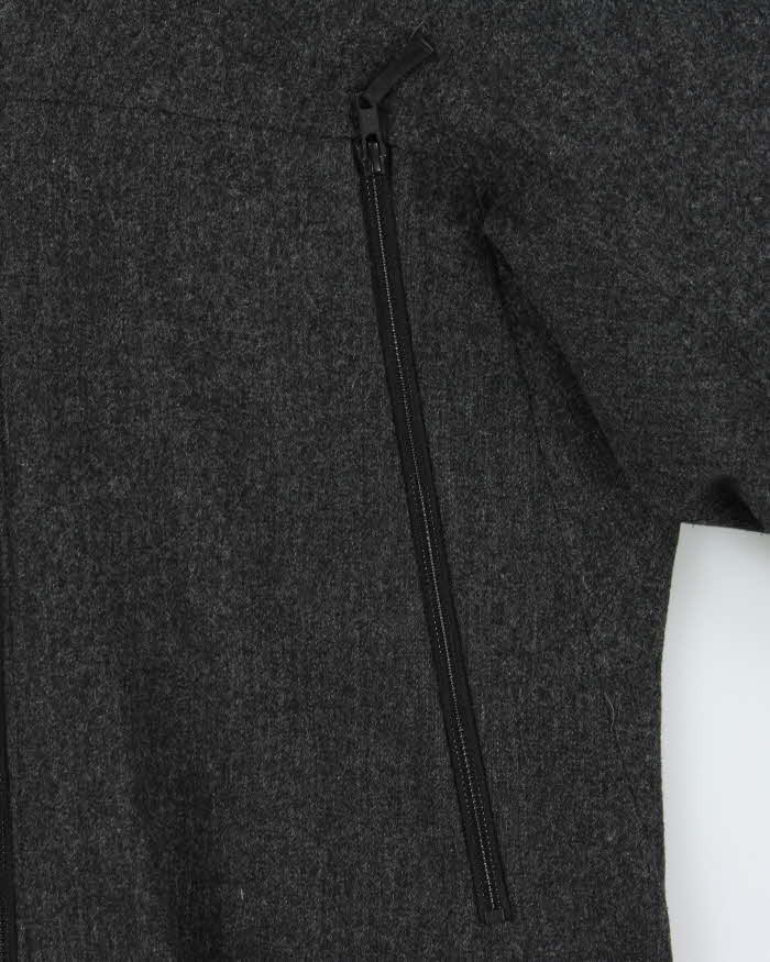 Vintage Arc'teryx Veilance Carbon Wool Blend Hooded Zip-Up Jacket - S