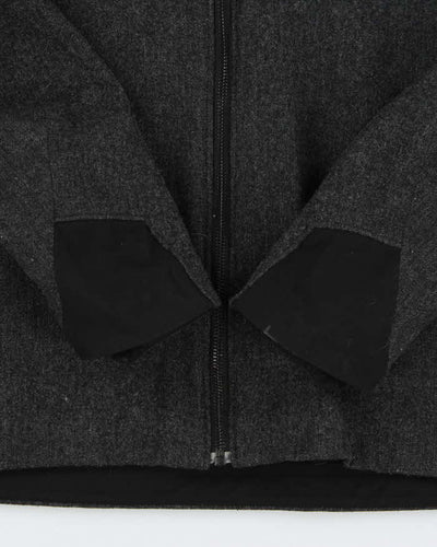 Vintage Arc'teryx Veilance Carbon Wool Blend Hooded Zip-Up Jacket - S