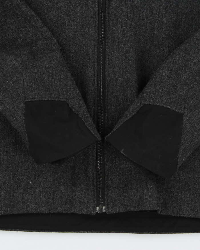 Vintage Arc'teryx Veilance Carbon Wool Blend Hooded Zip-Up Jacket - S