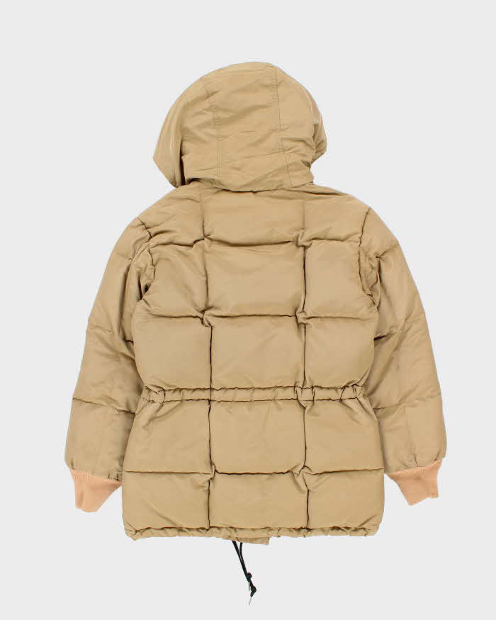Vintage 1980s Eddie Bauer Goose Down Cotton Blend Hooded Puffer Jacket - XS