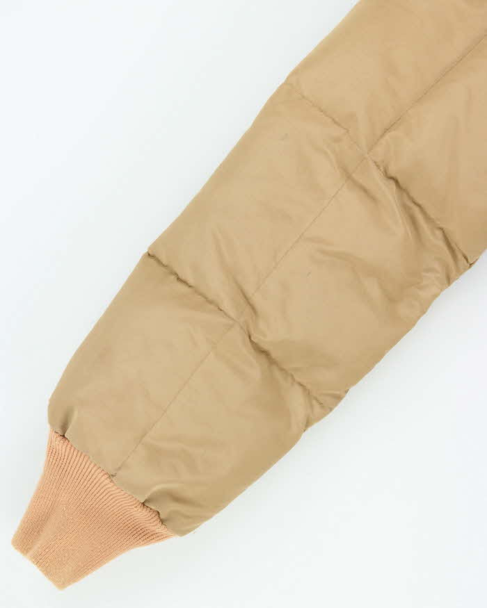 Vintage 1980s Eddie Bauer Goose Down Cotton Blend Hooded Puffer Jacket - XS