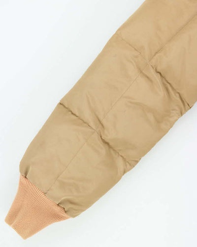 Vintage 1980s Eddie Bauer Goose Down Cotton Blend Hooded Puffer Jacket - XS