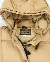 Vintage 1980s Eddie Bauer Goose Down Cotton Blend Hooded Puffer Jacket - XS