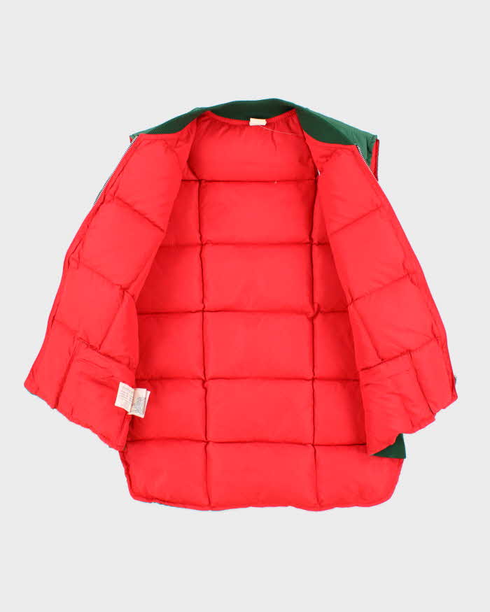 Vintage 1970s Pioneer Sportswear Reversible Down Filled Gilet Jacket - M