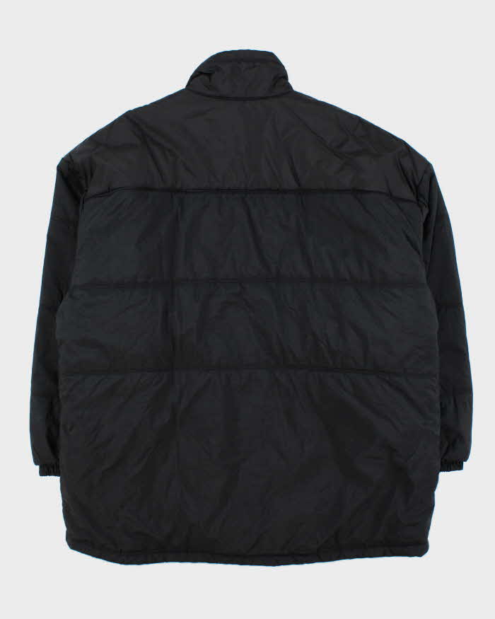 Vintage 1990s Black Nike Oversized Long Puffer Jacket - XL
