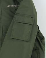 Vintage Khaki Eddie Bauer WeatherEdge Heavyweight Hooded Puffer Jacket - M