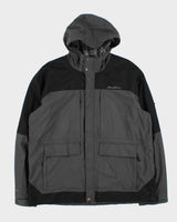 Vintage Eddie Bauer WeatherEdge Plaid Lined Hooded Jacket - XL