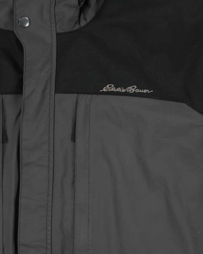 Vintage Eddie Bauer WeatherEdge Plaid Lined Hooded Jacket - XL